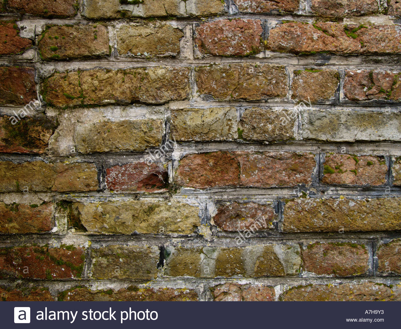 Brick Pattern Of Medieval Wall Brugge Bruges Belgium Background