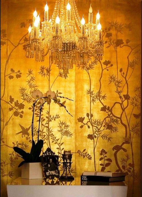  CHINESE NEW YEAR hand painted asian inspired designer wallpaper 499x690