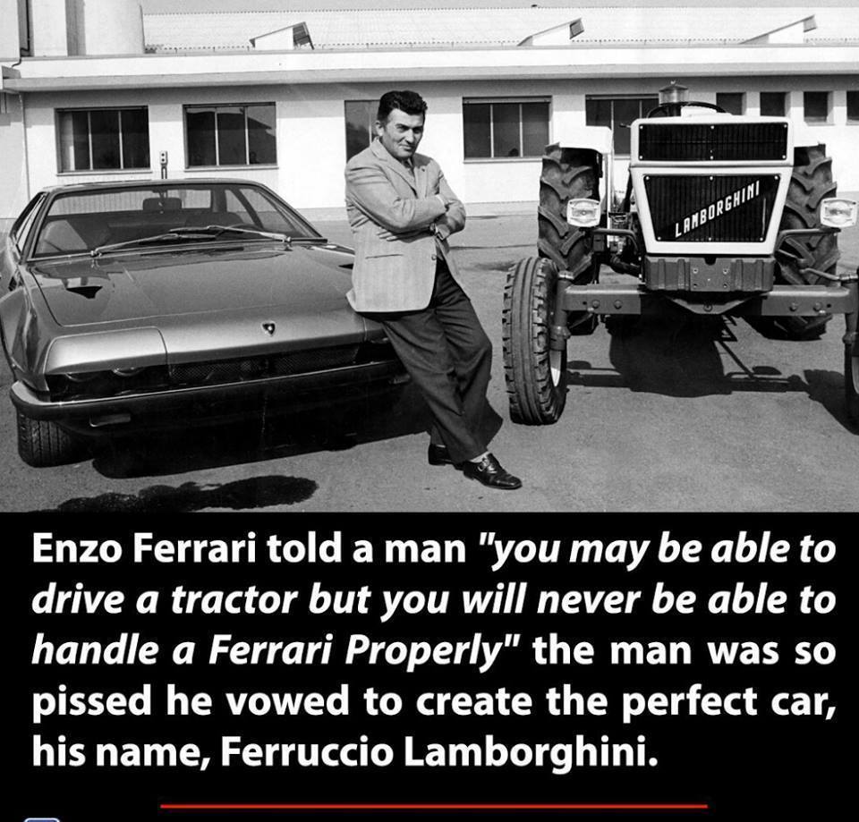 Lamborghini Cars Were A Result Of Tractor Pany Owner Being