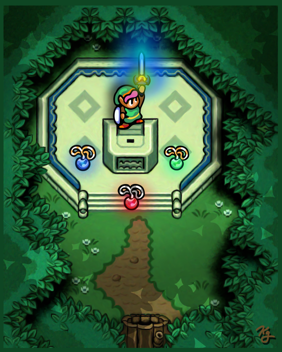 Legend Of Zelda Link To The Past Master Sword