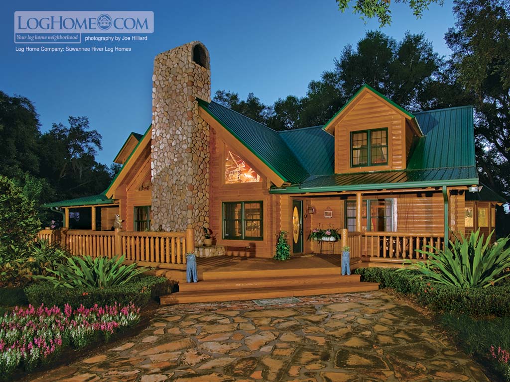 Log Home Lifestyle Desktop Background Living