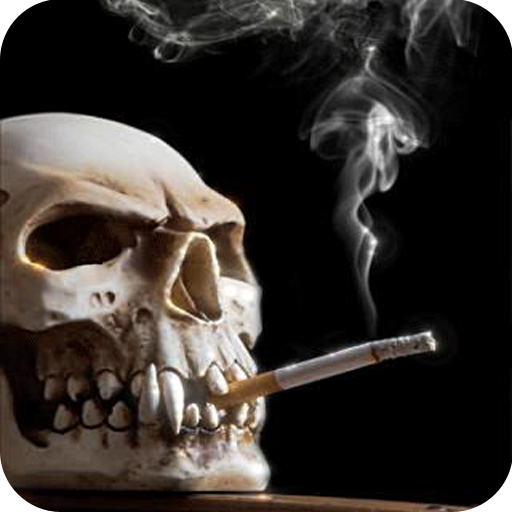 Smoking Skull L Ive Wallpaper Android Themes V
