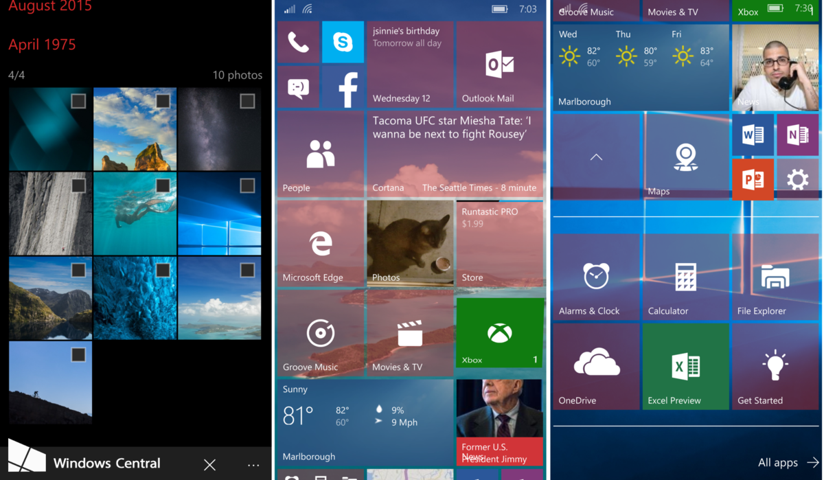  thoughts so far on Windows 10 Mobile build 10512 Windows Central