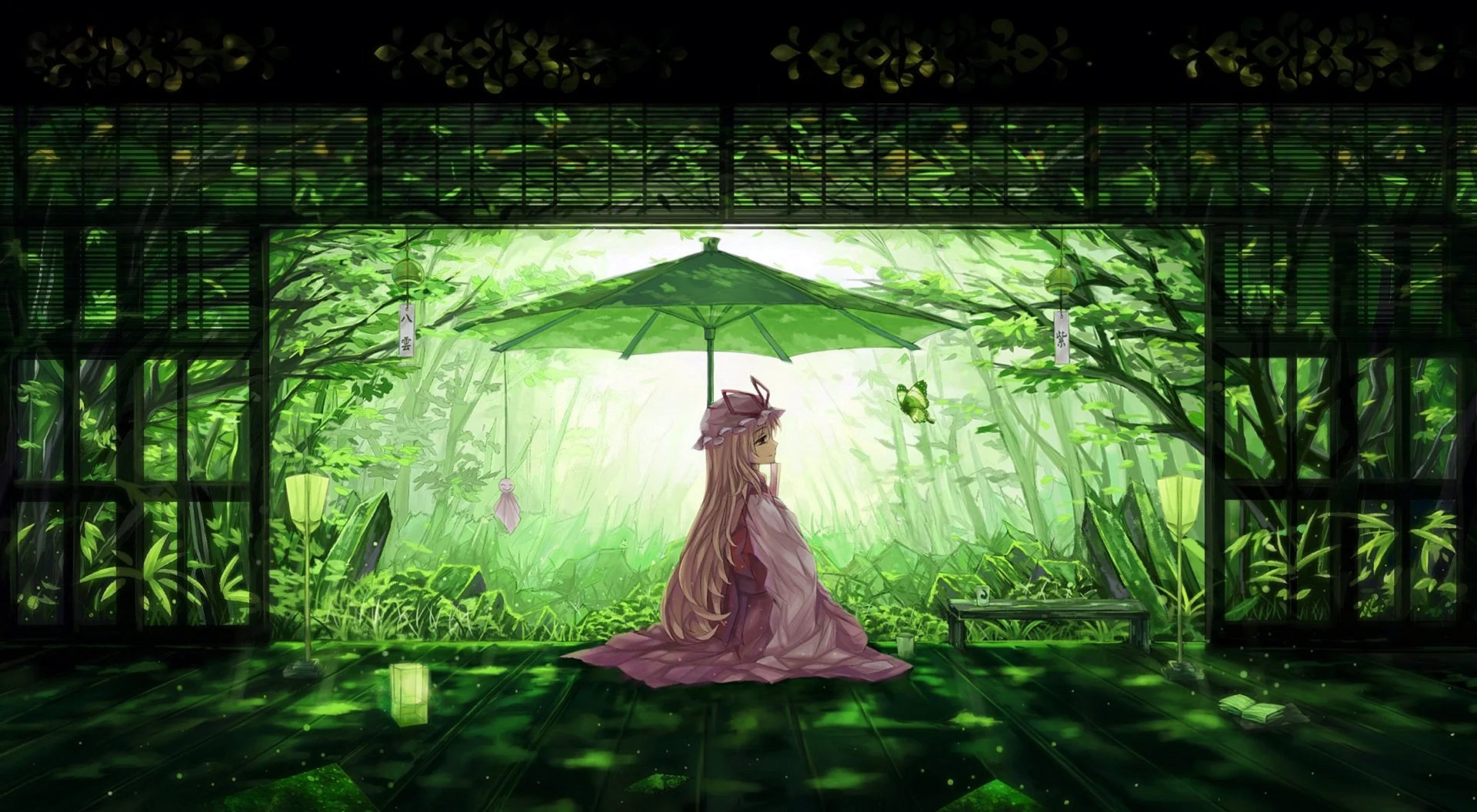 Anime Green Wallpaper