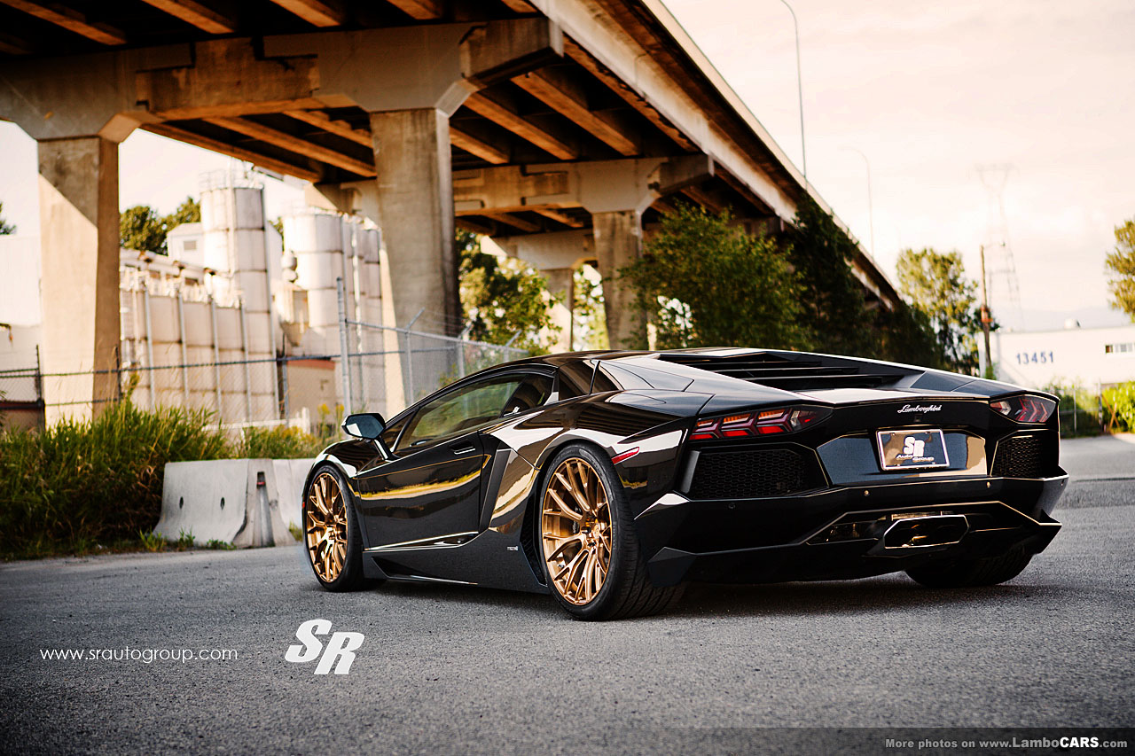Black And Gold Lamborghini Background