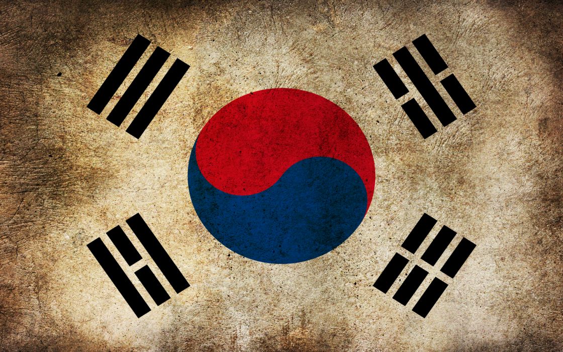 Flags korean korea south korea wallpaper 1920x1200 14957