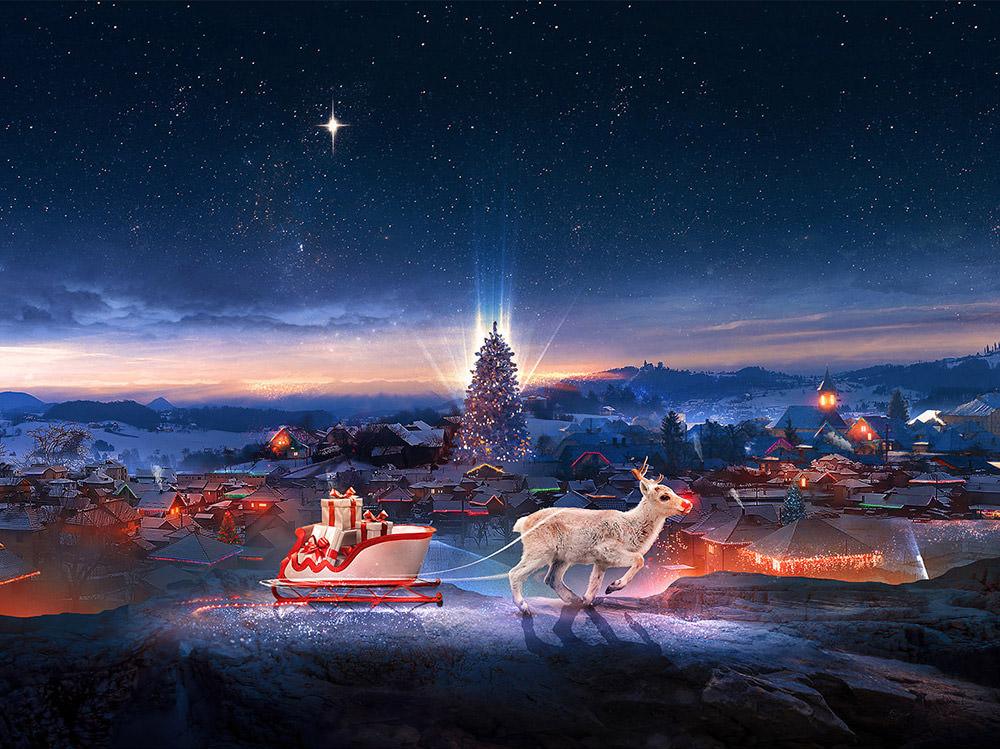 Beautiful Christmas Desktop Wallpaper 4k