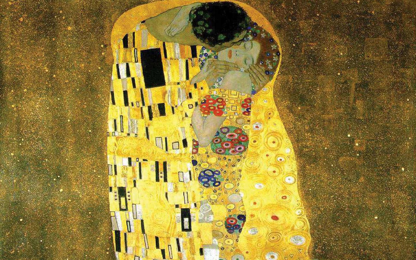 Artist Gustav Klimt The Kiss Wallpaper More