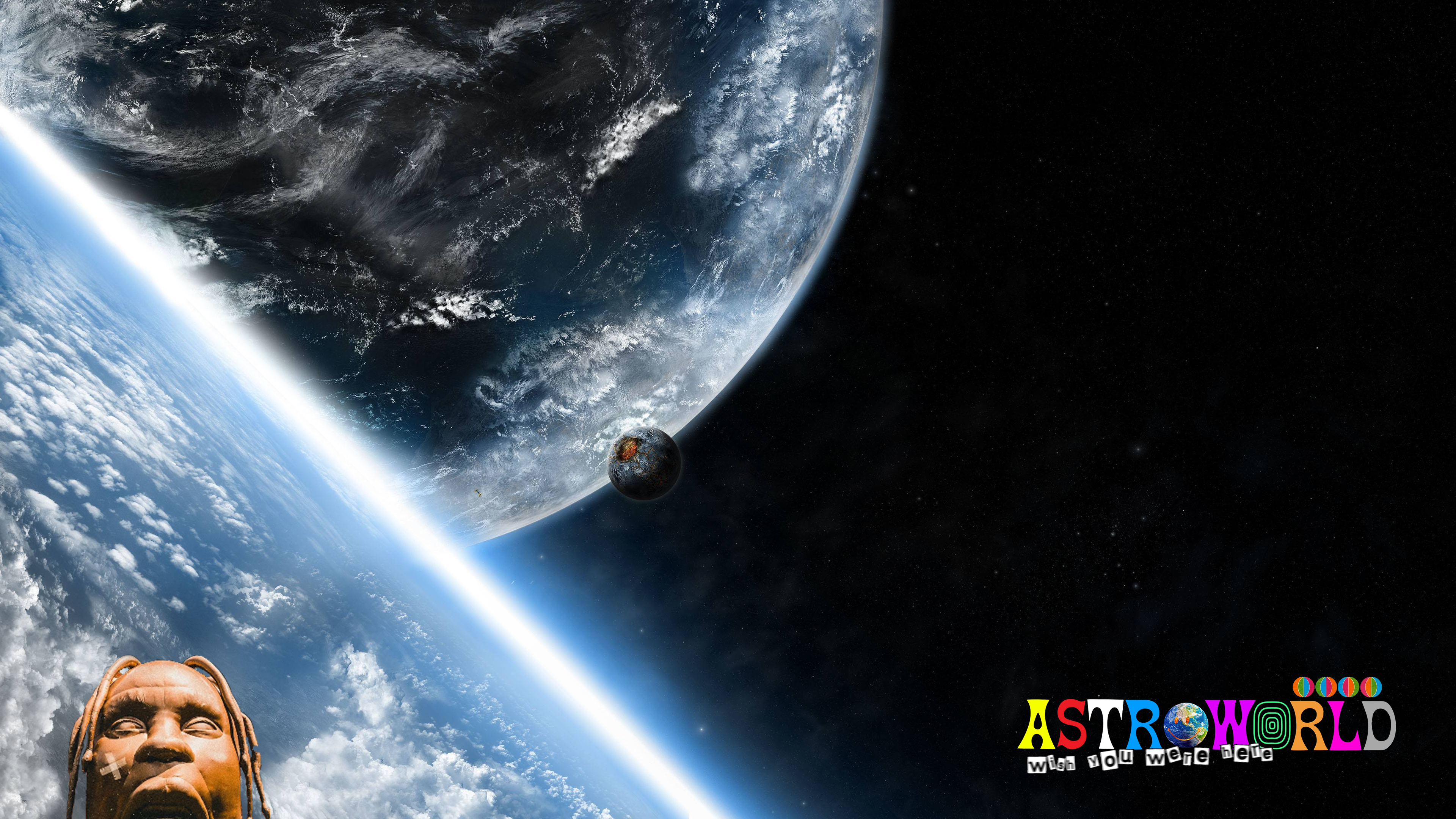 Astroworld By Travis Scott Ps4wallpaper Wallpaper
