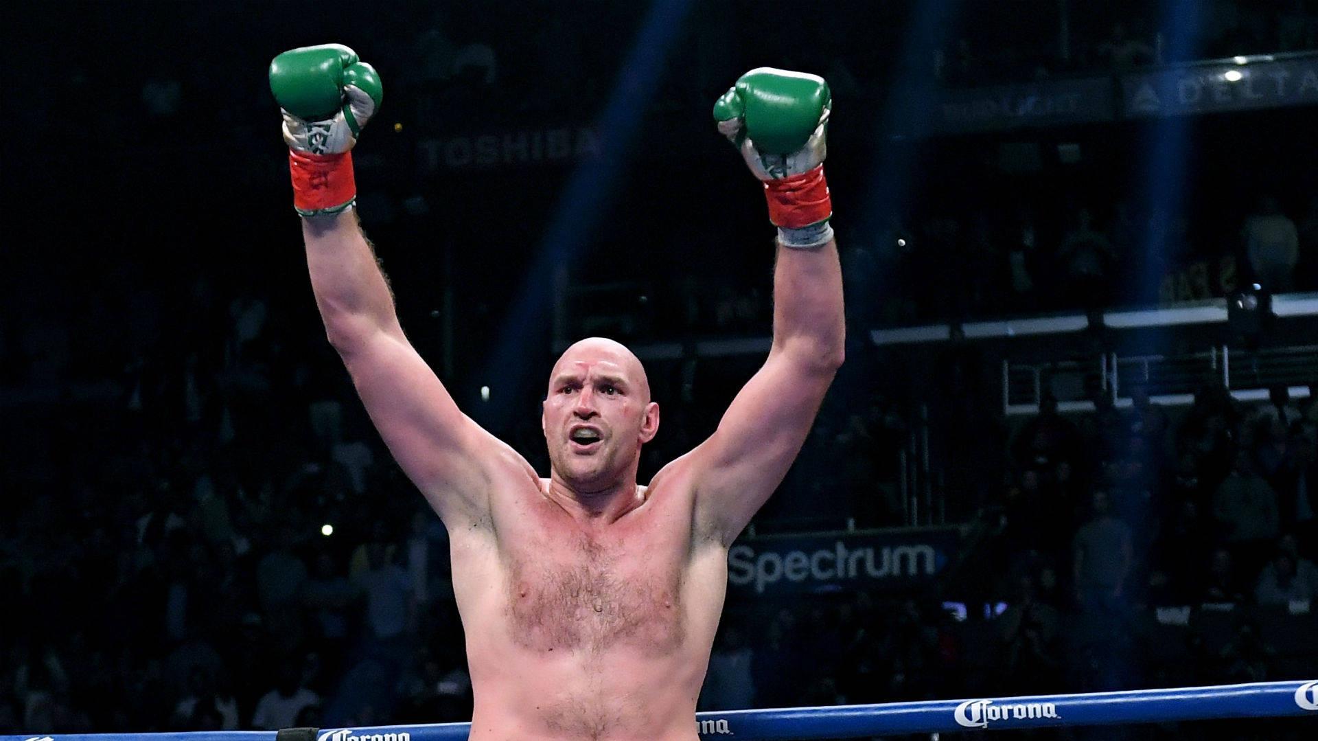 Tyson Fury Proud Being Boxing Champ Wallpaper
