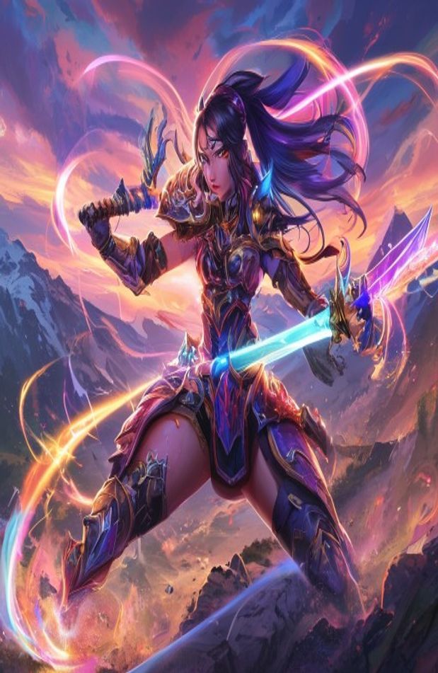 Anime Girl Warrior Wallpaper
