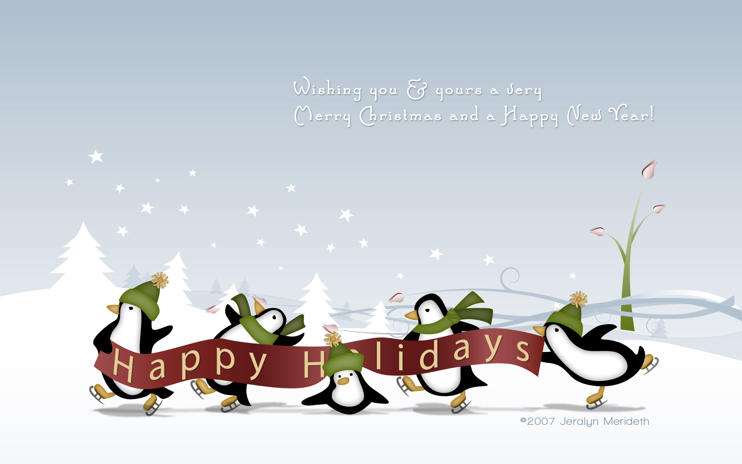 Happy Holidays Wallpaper