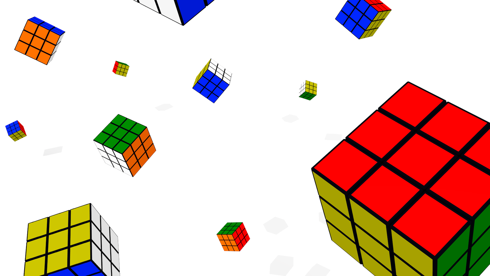 Rubiks cube wallpaper by TangoOscarMik3 1600x900