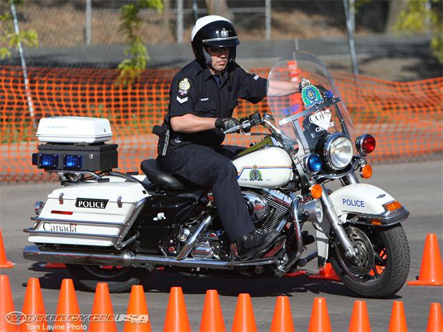 Producing Police Models Were Represented Including Harley Davidson