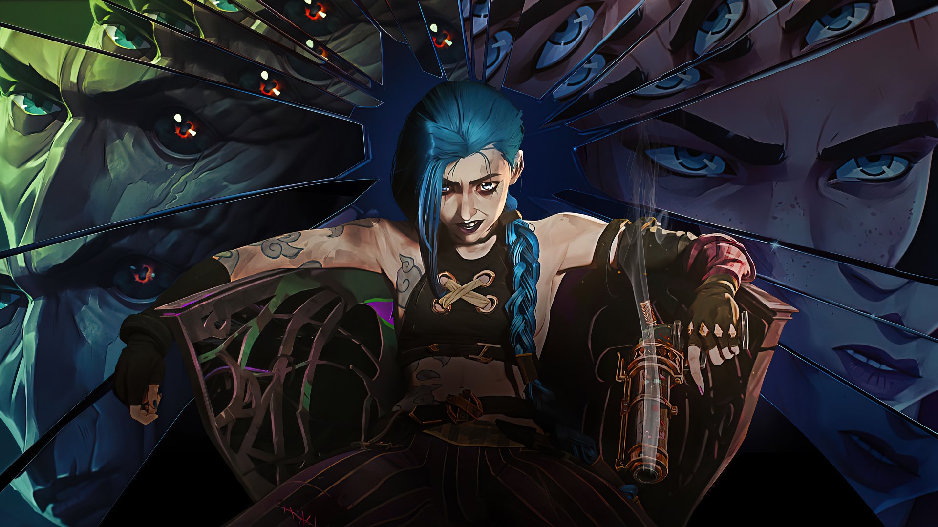 Jinx From Arcane 4k Ultra HD Wallpaper