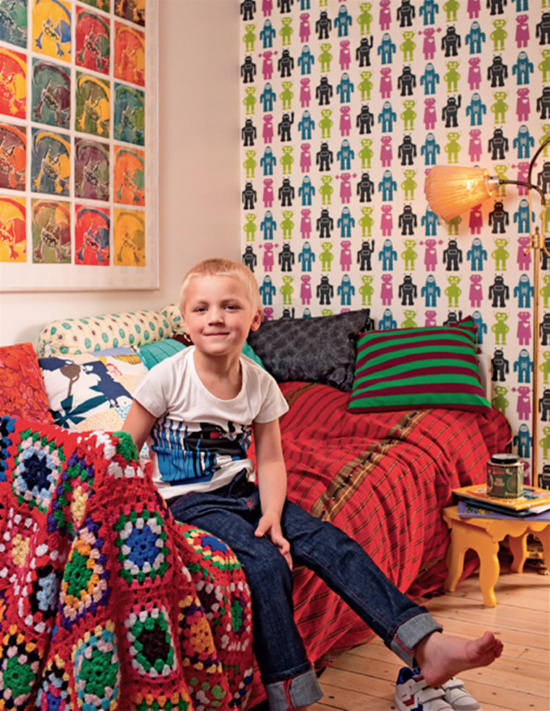 Contemporary Wallpaper for Kids and Children Room Design Ideas by