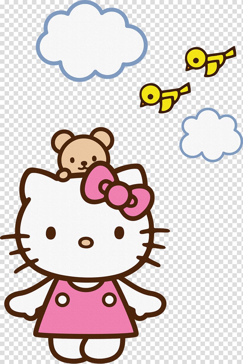 Hello Kitty Teddy Bear Transparent