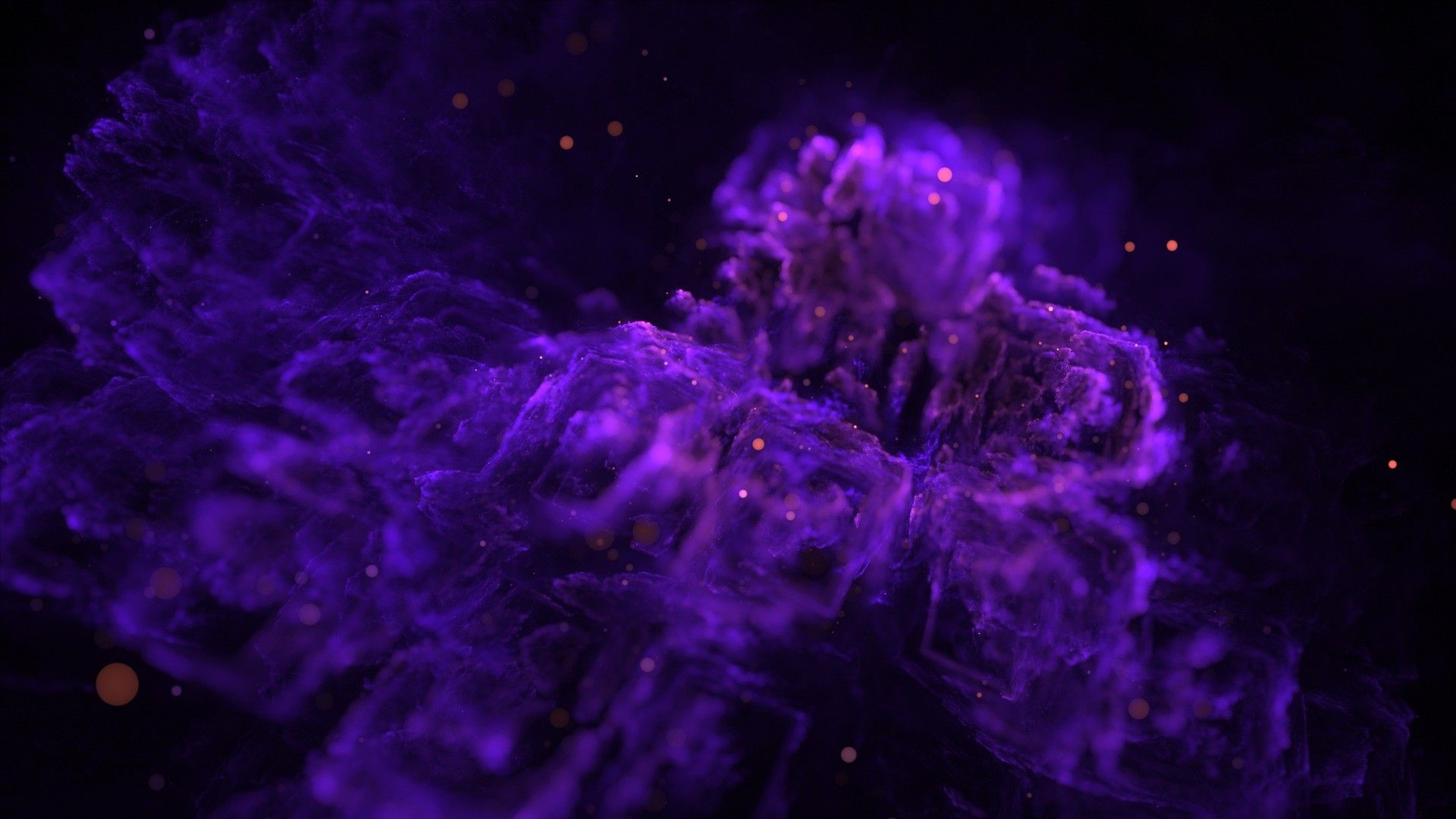 Black Purple Background Aesthetic Wallpaper