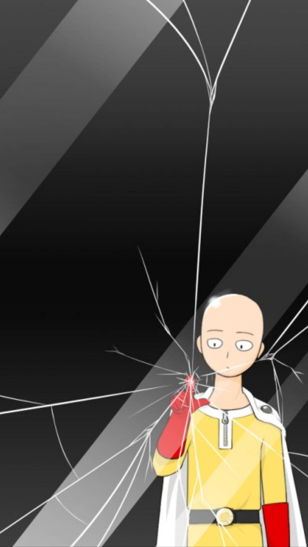 Saitama Redmi Note Punch Hole Wallpaper