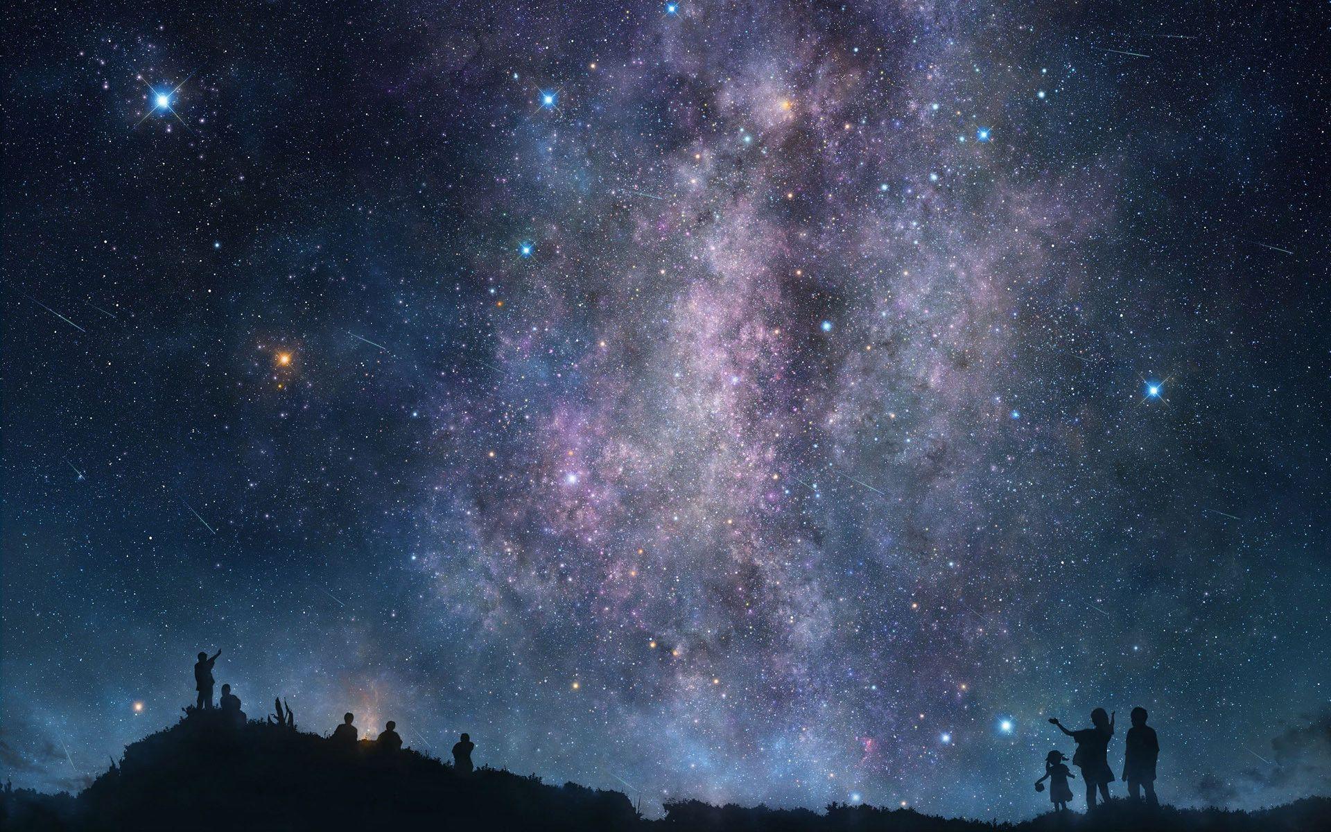 Night Sky Stars Wallpaper