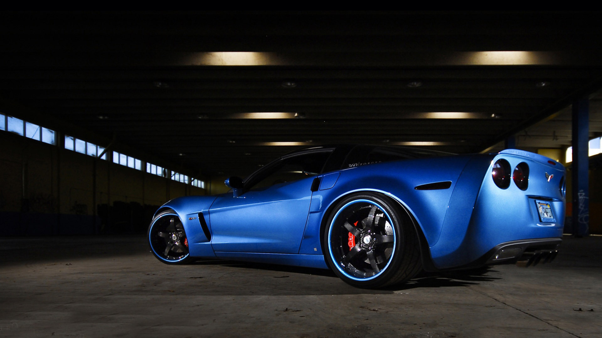 Chevrolet Corvette C6 Zr1 Blue HD Wallpaper Cars