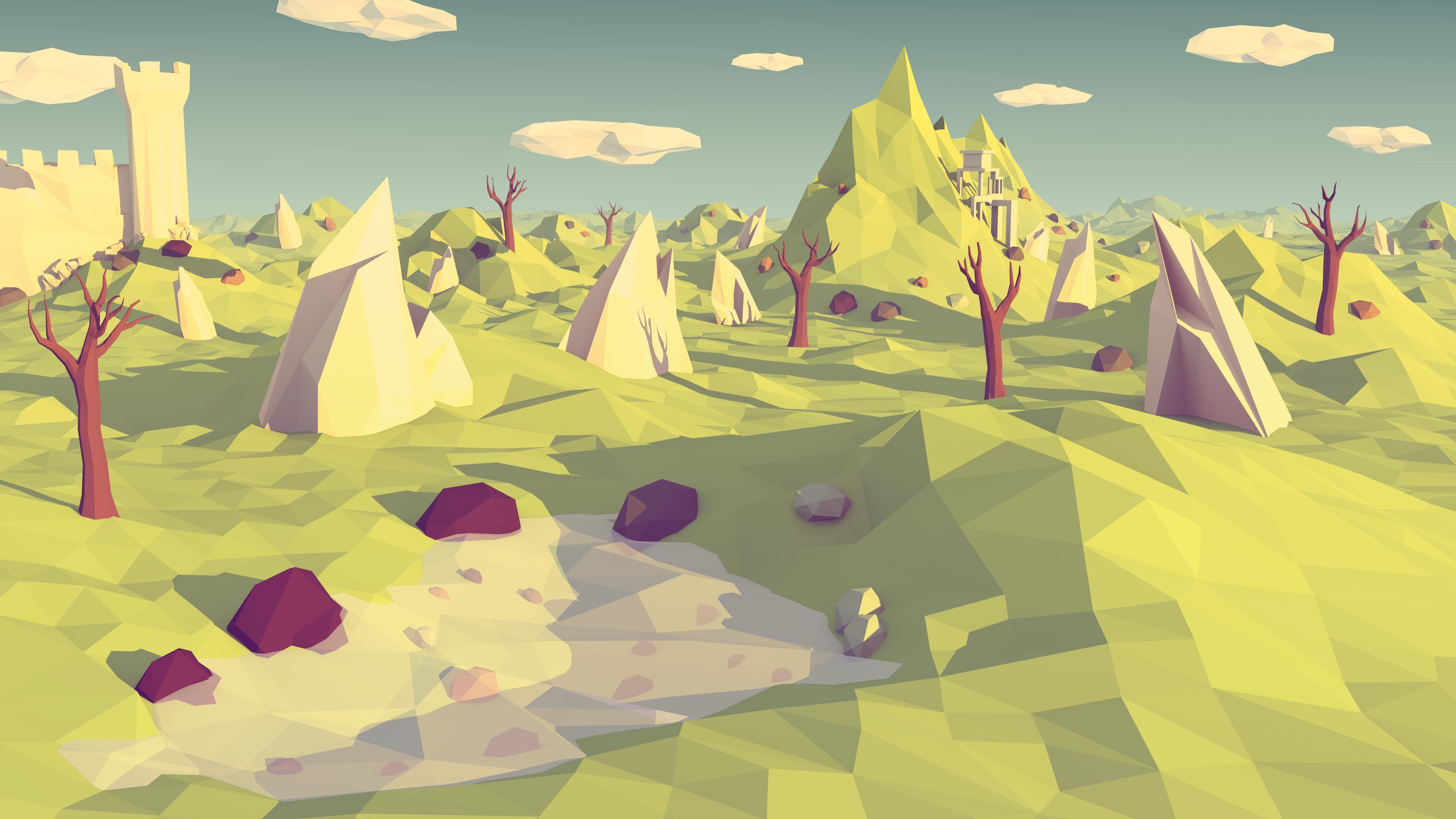Polygon Art Wallpaper