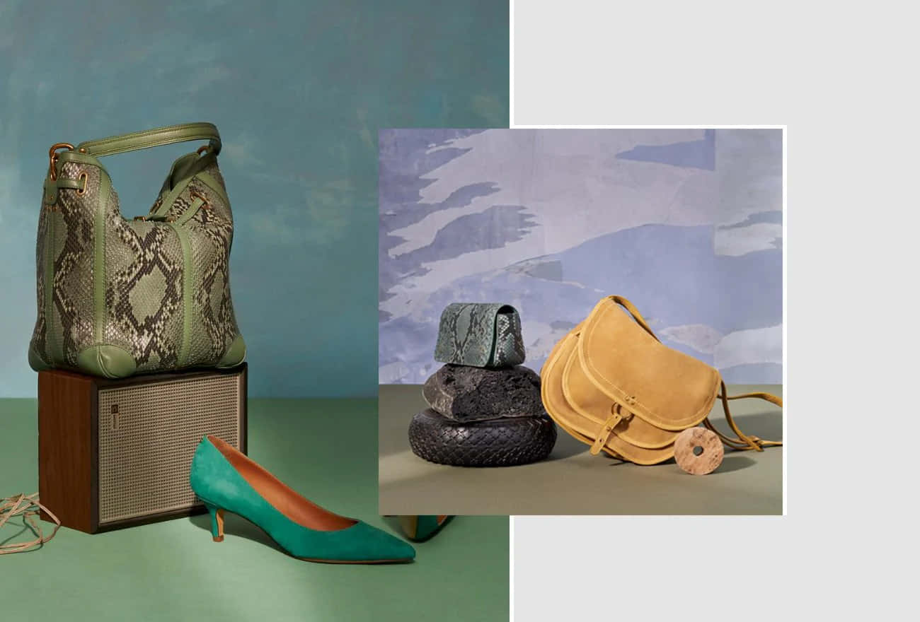A Stylish Selection Of J R Me Dreyfuss Handbags And Footwear Wallpaper