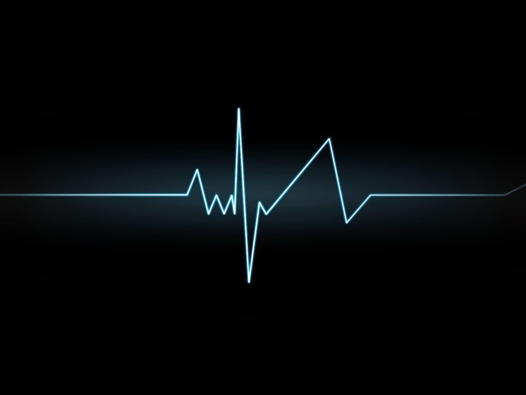 Heartbeat Graph Slide Background