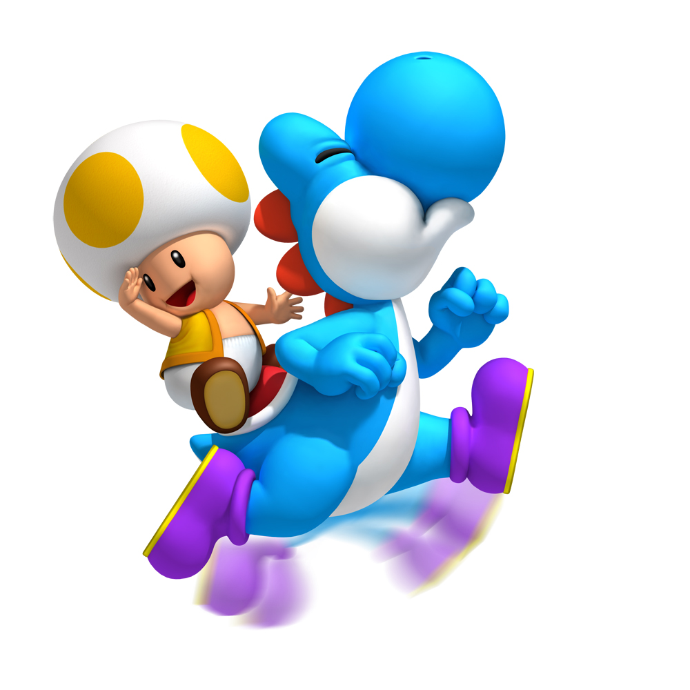 Yoshi Image Blue From Nsmb Wii HD Wallpaper And
