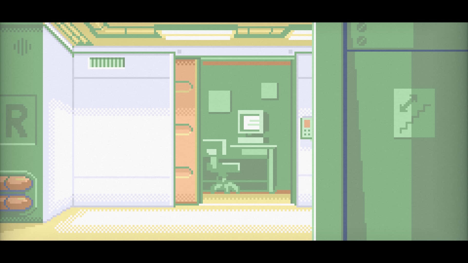Pixel Desk Chair Game Wallpaper