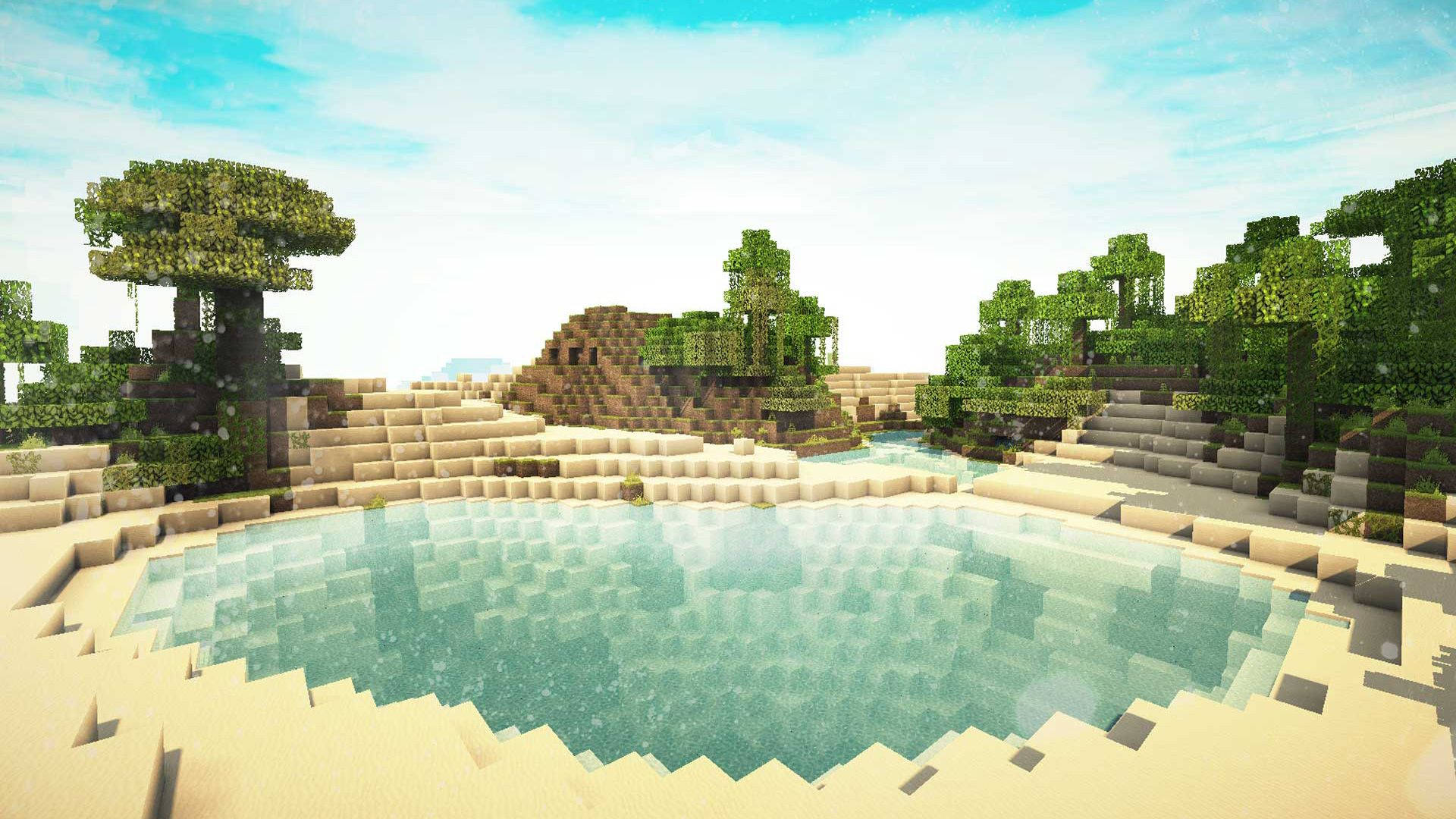 Minecraft Landscape Wallpaper