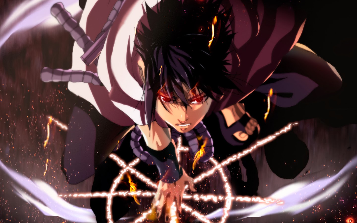 Sasuke Uchiha Summoning Technique Computer