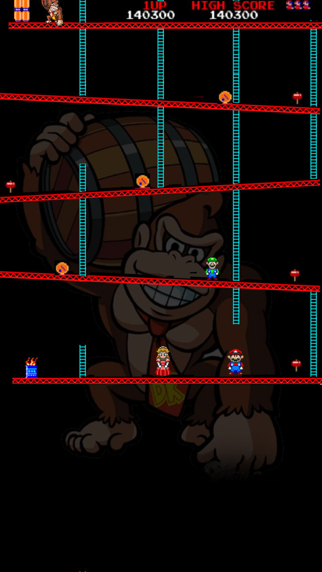 Ipod Touch 5th Gen Donkey Kong Wallpaper By Brandtk