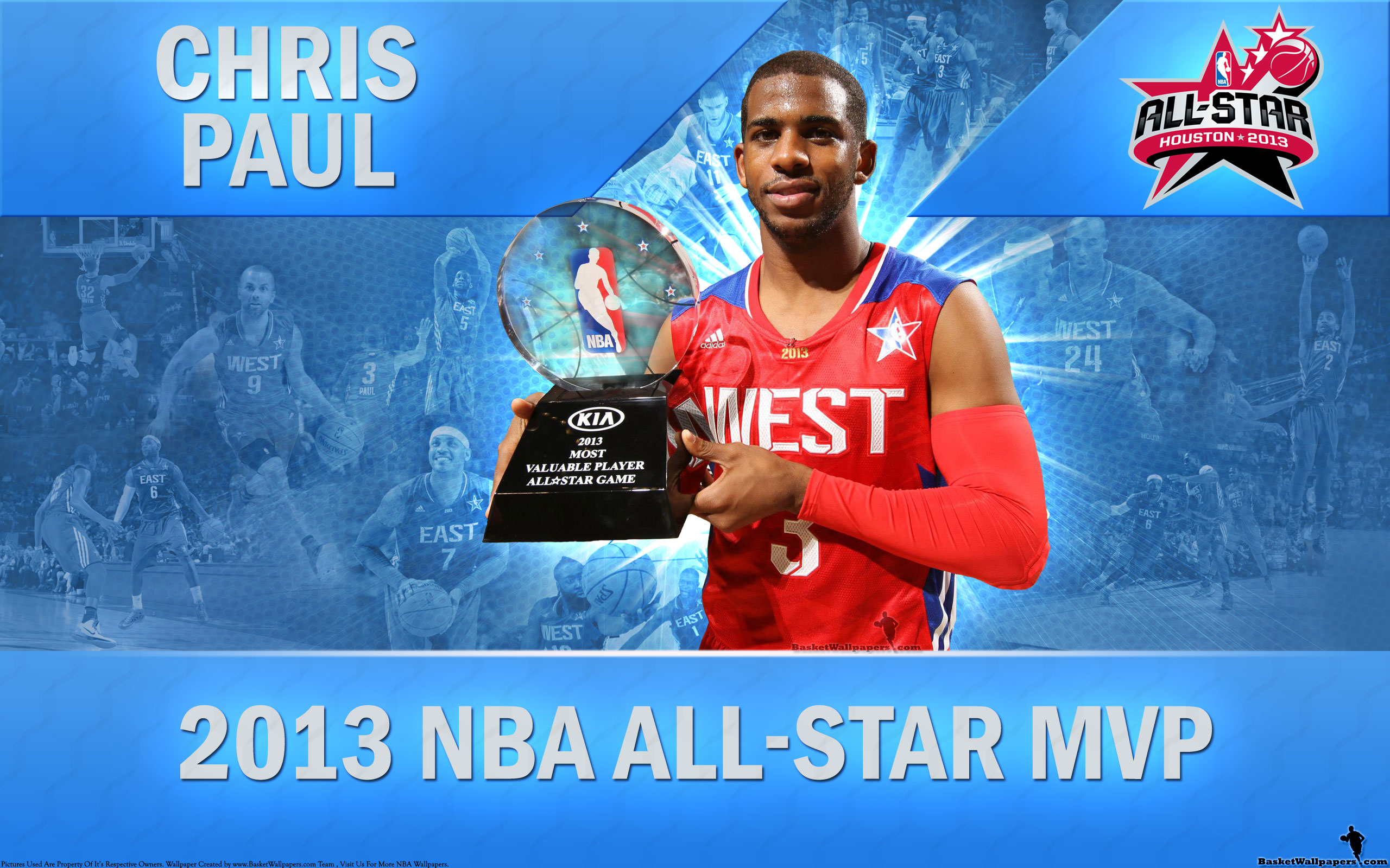 Chris Paul Wallpaper Winning His First All Star Mvp Award Nba