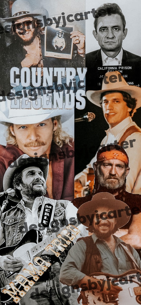 Country Music Legends Phone Wallpaper India