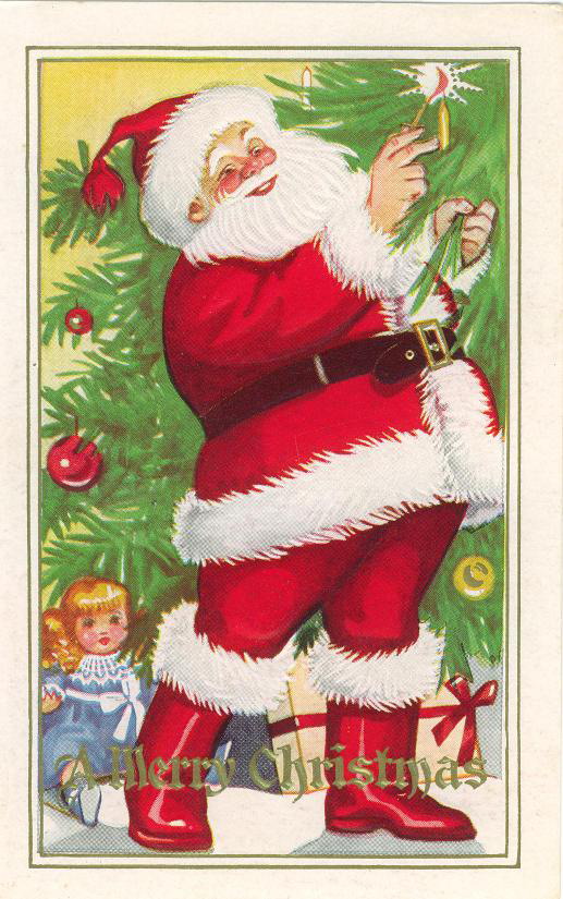Santa Claus Vintage Wallpaper Desktop HD
