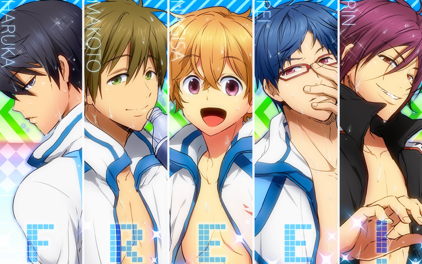 Free Iwatobi Swim Clun Anime Boys a96 HD Wallpaper