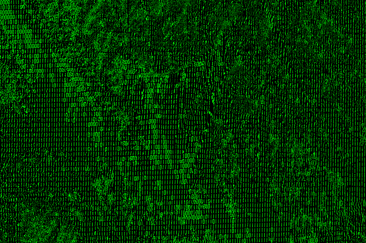 Binary Wallpaper Green Image