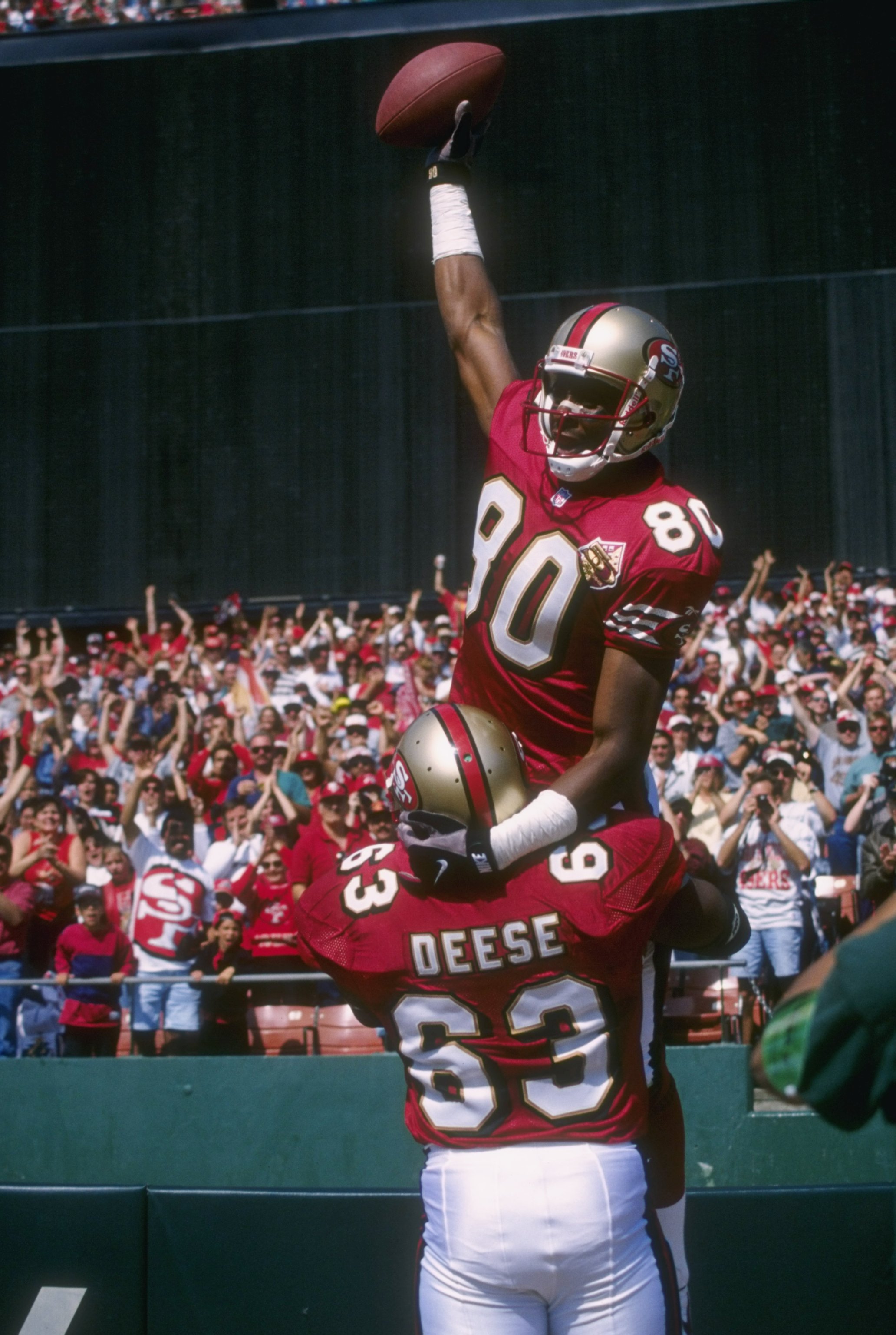 Jerry Rice Catch Before You Run 49ers