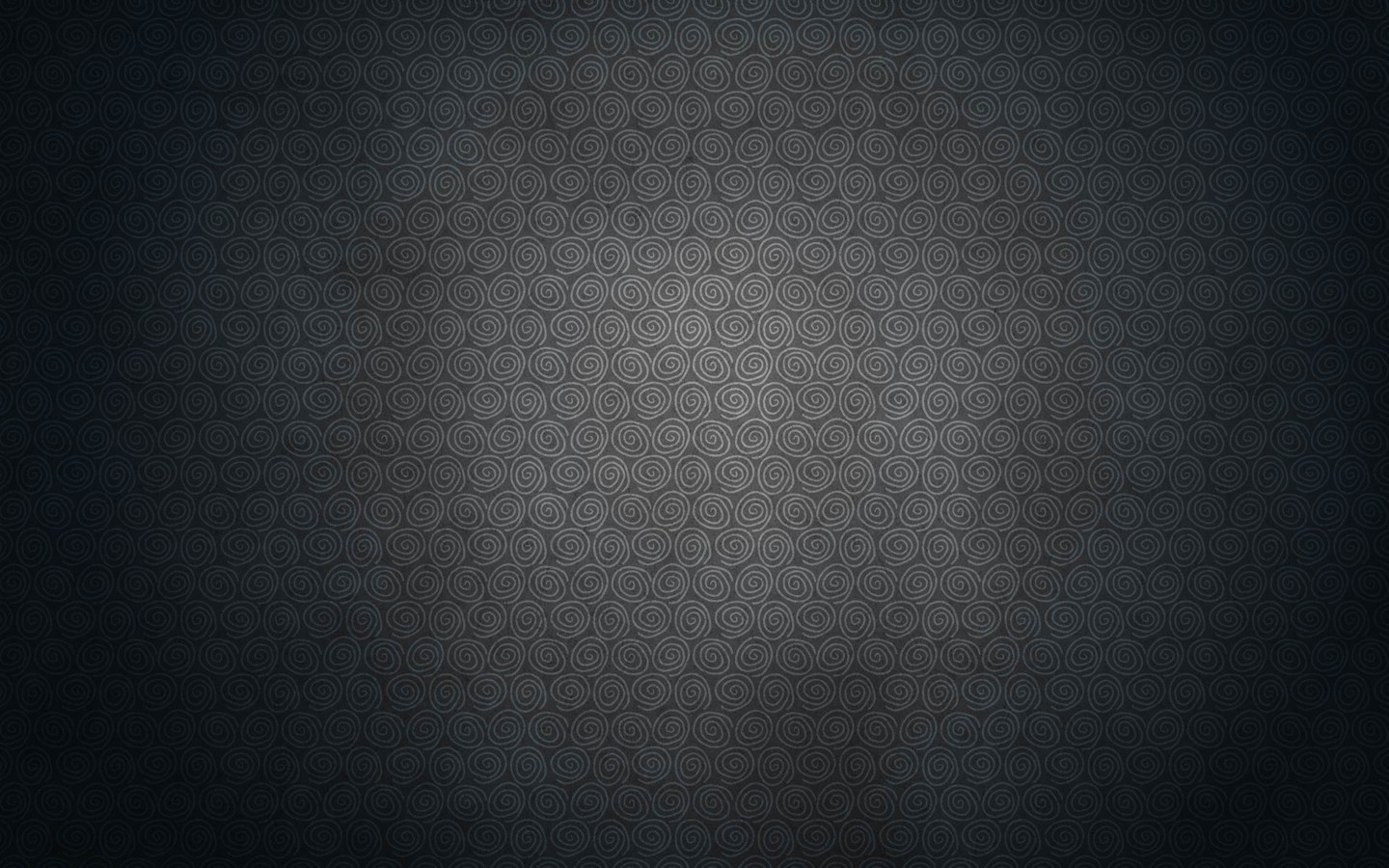 Dark gray wallpaper with a subtle spiral pattern, creating a textured and sophisticated background