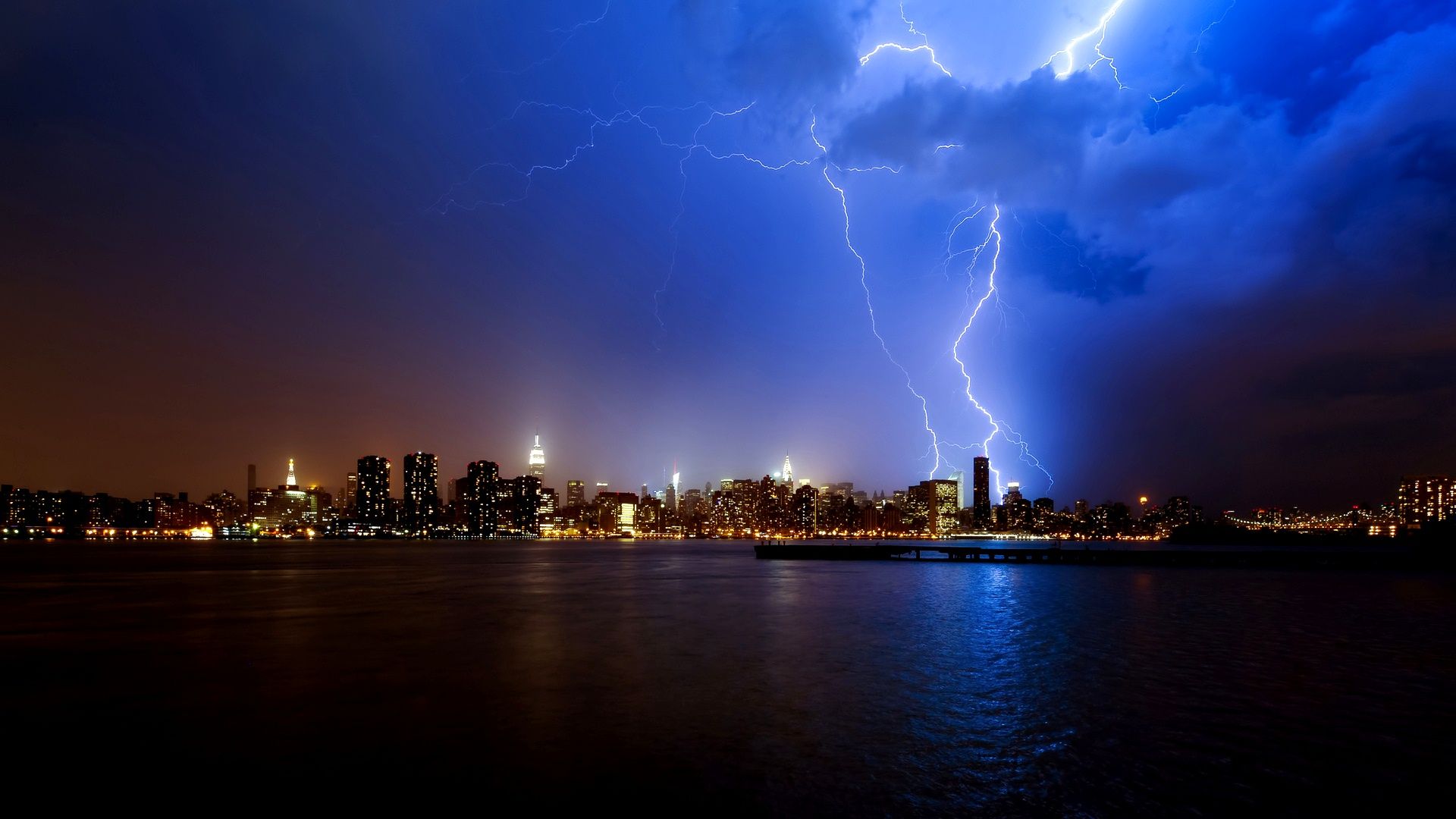 Thunder Fire HD Pictures Storm Wallpaper