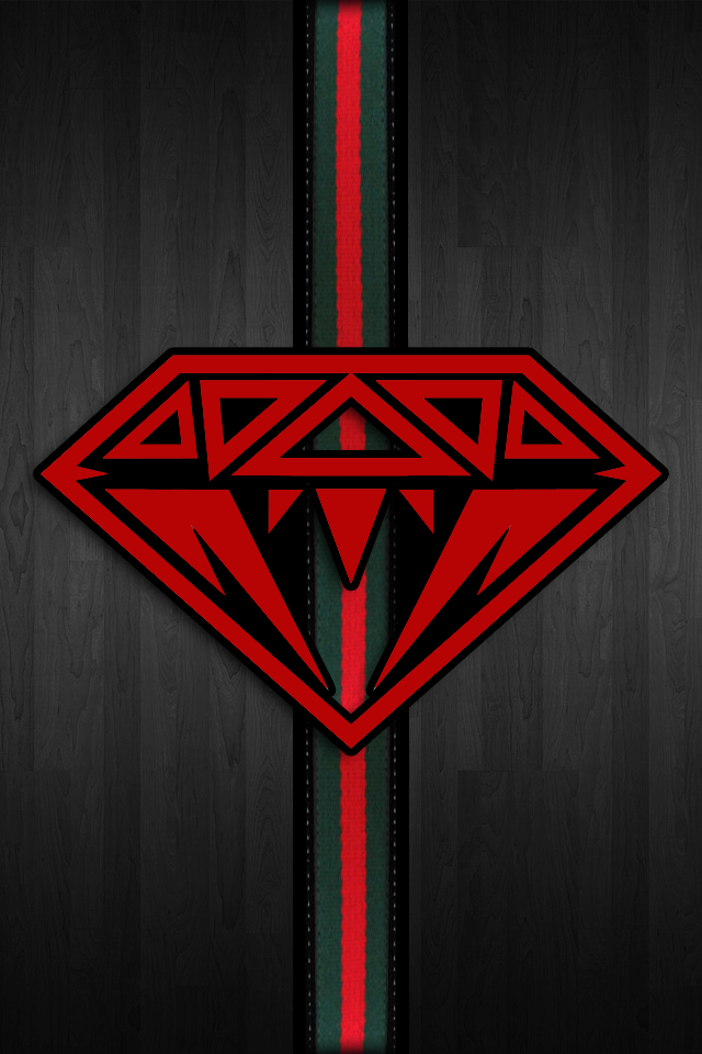 Gucci Wallpaper HD Red Light Logo Graphic Design Font Symmetry