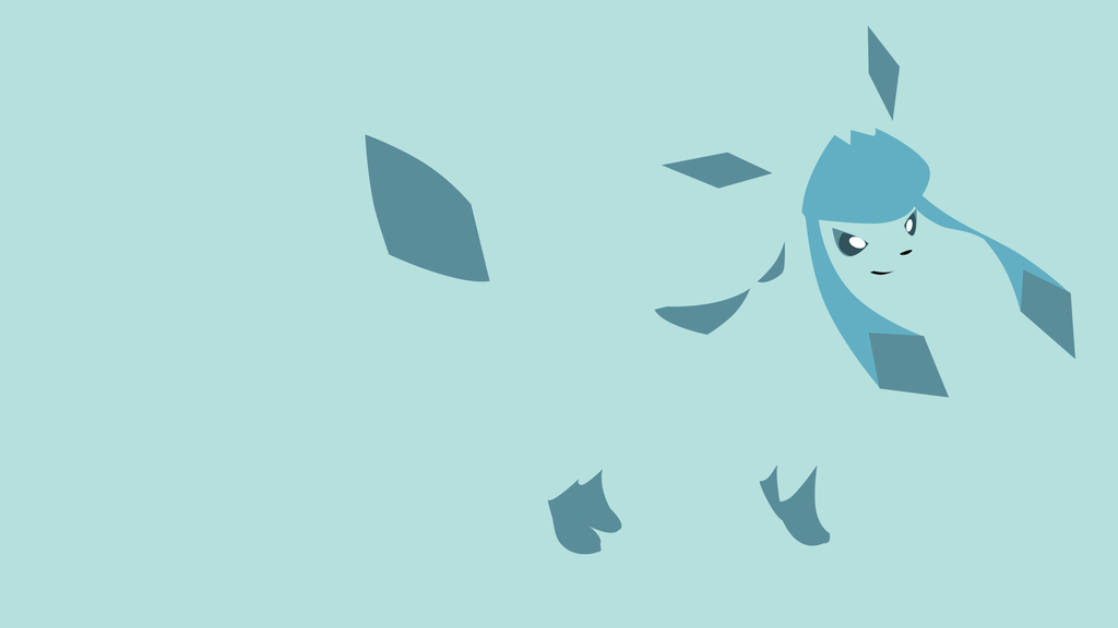 Glaceon Minimalistic Wallpaper By Browniehooves