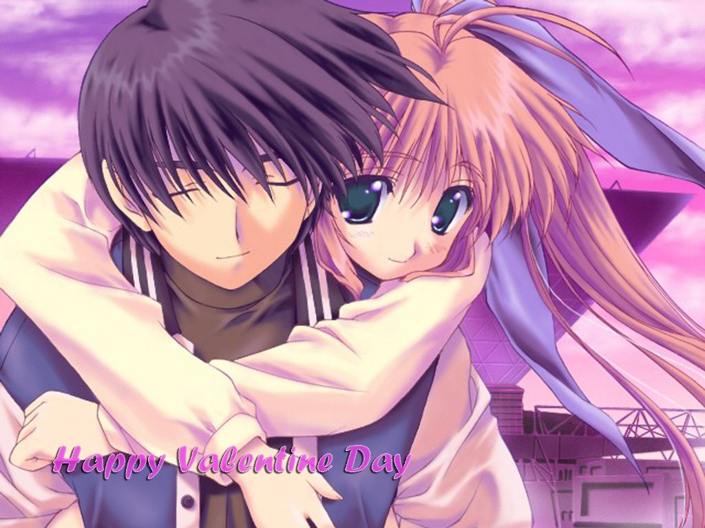 Anime Cartoon Love Valentines Day Wallpaper Tucknoloji