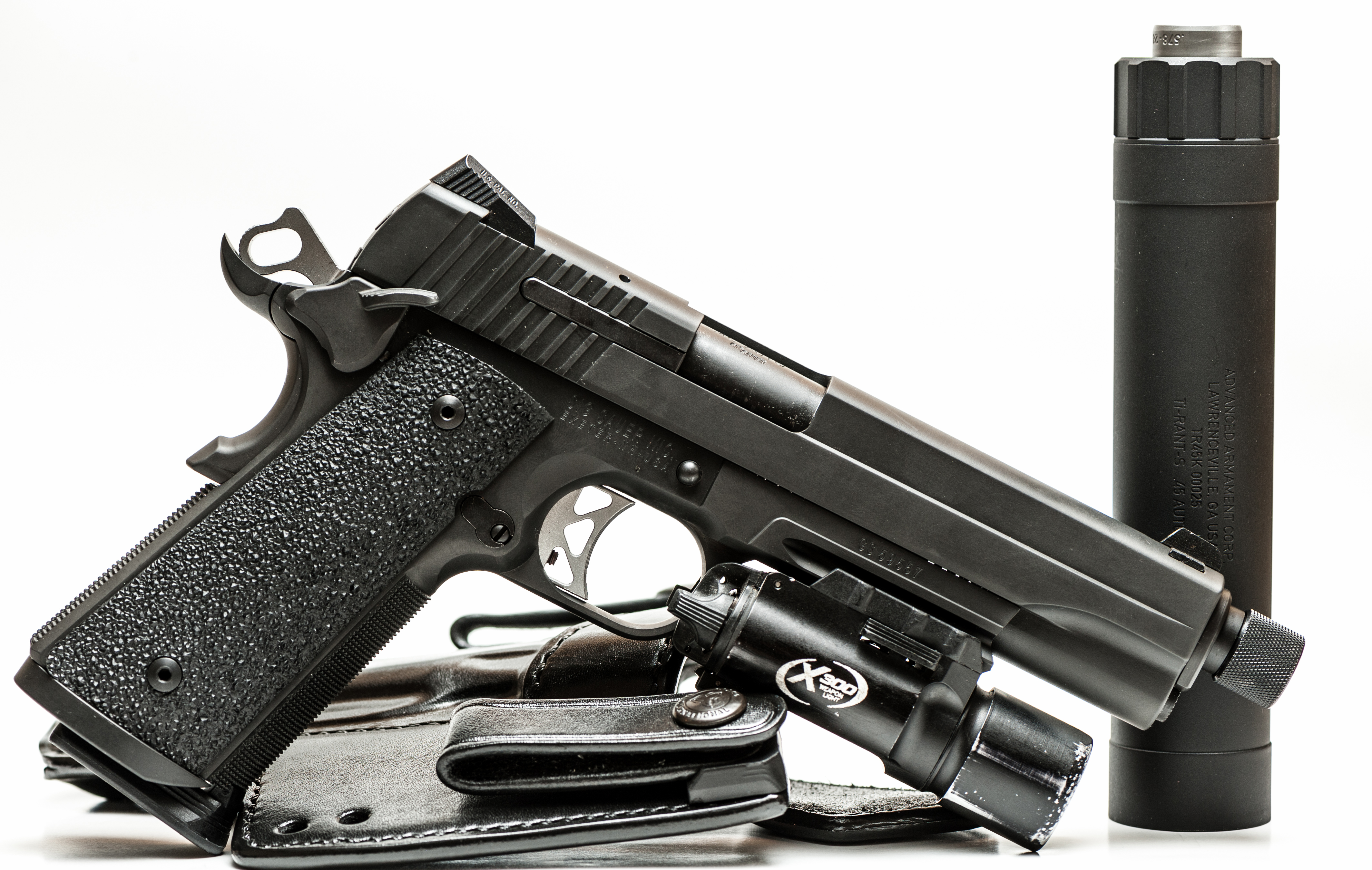 Sig Sauer Pistol 4k Ultra HD Wallpaper Background Image