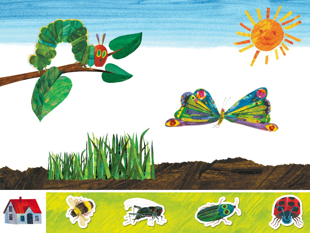  Niemann and The Very Hungry Caterpillar Friends Stickerbook 1024x768