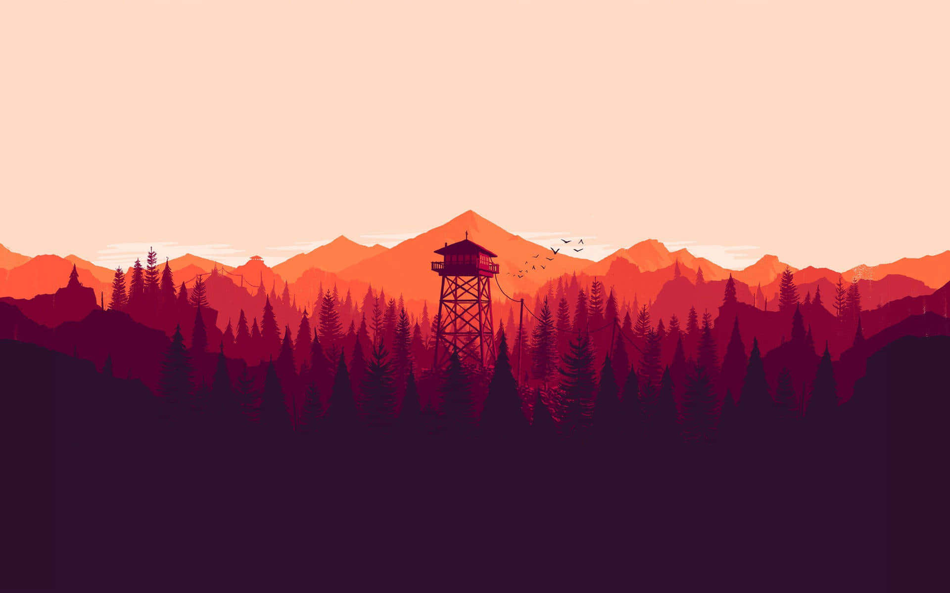 Minimalist Retro Wallpaper
