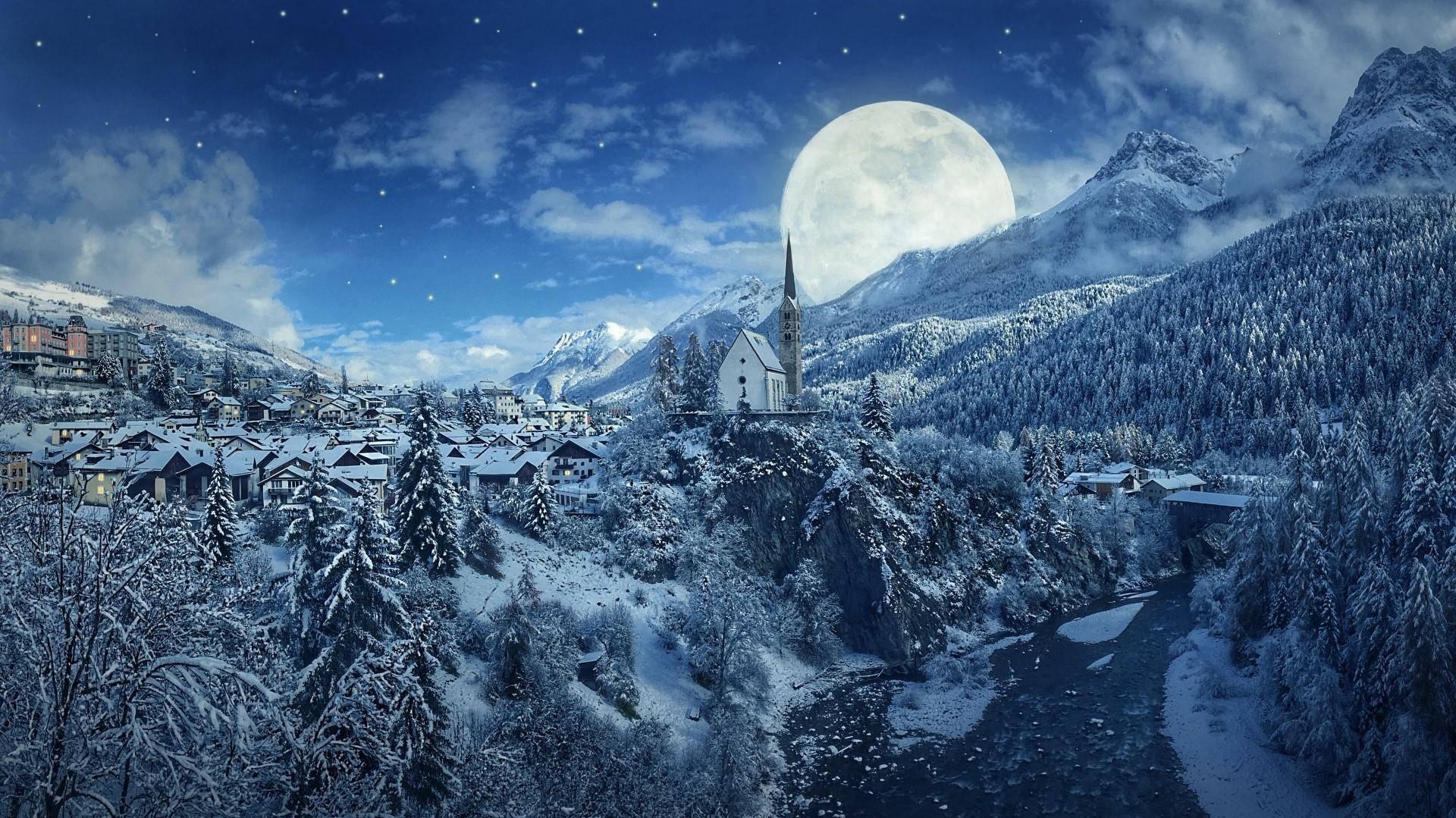 Top Winter Landscape Wallpaper Full HD 4KFree to Use