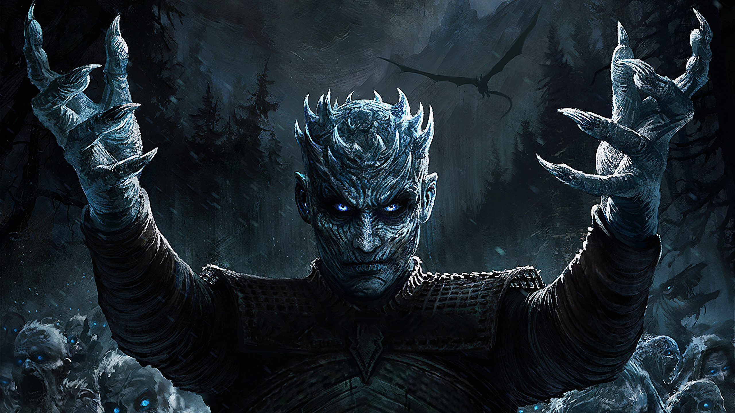 Night King Game Of Thrones Season Art 1440p Resolution HD Wallpaper
