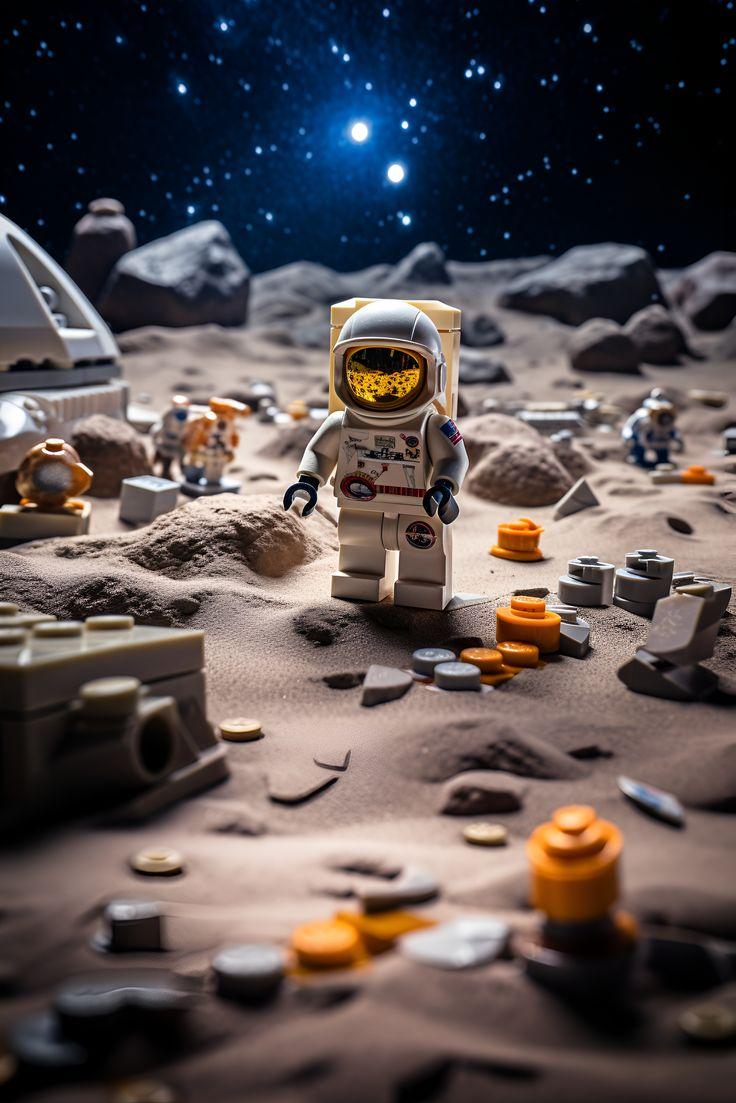 Lego Astronaut Wallpaper Custom Minifigures